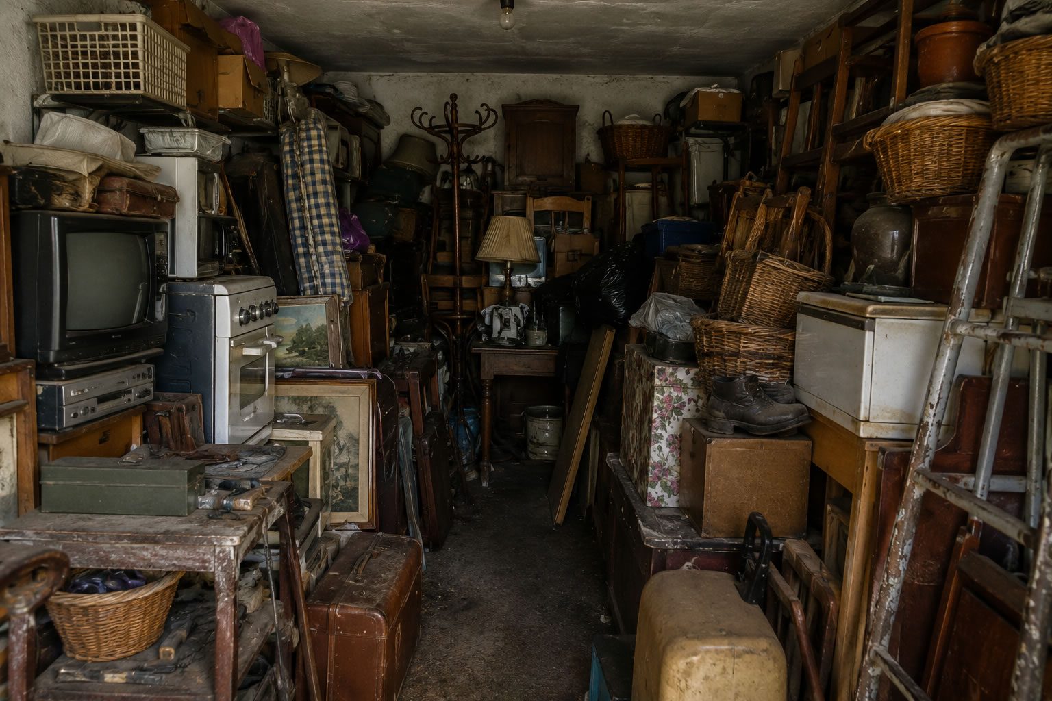 esvaziamento de garagem